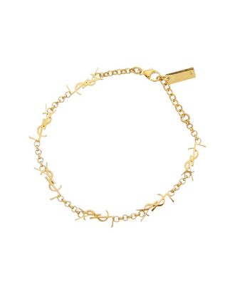 Saint Laurent Cassandre Multi-Charm Bracelet