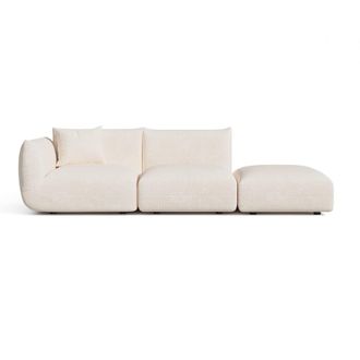 Sia Home Sof&aacute; modular 5 plazas terciopelo de chenilla