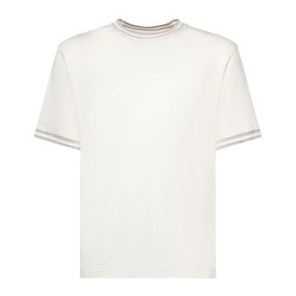 Eleventy T-Shirts, male, White, Size: 2XL M75Tshm13Tes0M291010301