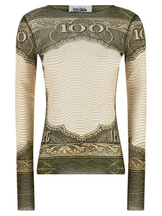 Jean Paul Gaultier Womens Re-Edition - The Green Cartouche Top