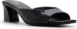 Aldo Byanka Slide Sandal in Open Black at Nordstrom, Size 6.5