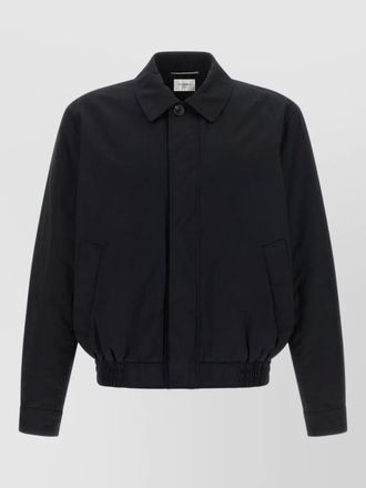 Saint Laurent cassandre short jacket elasticated hem