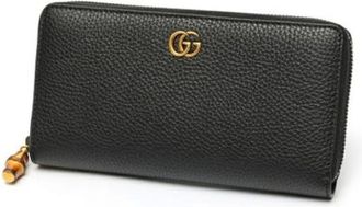 Gucci Pre-owned Wallets, female, Black, Size: ONE SIZE Pre-owned Leather Wallet