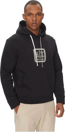 A|X Armani Exchange Hoodie - Heren - Hoodies - Blauw - L - Katoen - Hoodies & sweatvesten