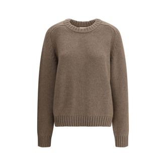 Khaite Brown Cashmere Womens Sweater