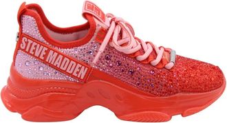 Steve Madden Delano Sneaker - Dames - Sneakers - Rood - 39 EU - Schoenen