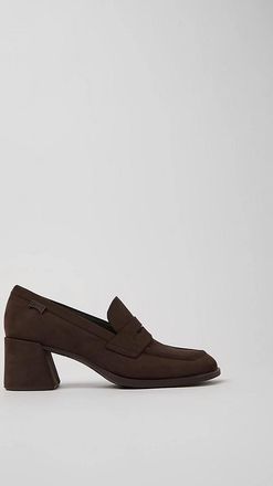 Camper Kora Nubuck Heeled Loafers
