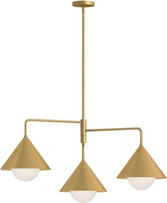 Elstead Lighting L&aacute;mpara de ara&ntilde;a, oro cepillado