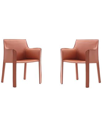 Manhattan Comfort Set Of 2 Vogue Dining Chairs