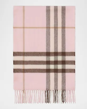 Burberry Cashmere Check Scarf