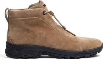 Ermenegildo Zegna Vetta Triple Stitch High-Top Suede Sneakers