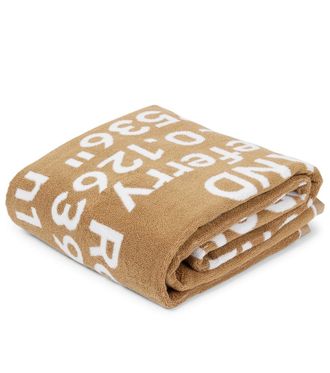 Burberry Location cotton jacquard towel
