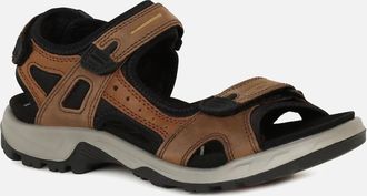 Ecco Ecco Mens Yucatan Mens Rip Tape Fastening Sandals - Brown - Size: 10.5
