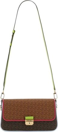 Michael Kors Tas met Logo - Dames - Schoudertassen - Bruin - ONE Size - Polyester - Tassen