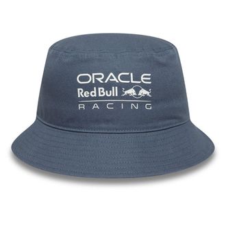 New Era Red Bull Racing F1 Team, Official 2025 Merchandise, Seasonal Tapered Bucket Hat, Blue (UK, Alpha, L, Blue)
