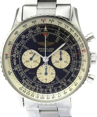 Breitling Pre-owned Navitimer A11022 Polshorloge - Heren - Vintage Horloges - Zwart - ONE Size - Vintage