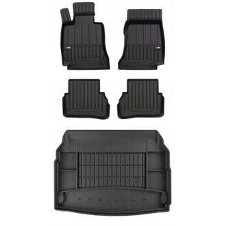 OEM Set Alfombrillas De Goma 3d Mercedes C W205 Sed&aacute;n 2014-2021