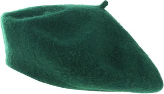 Eozy Womens French Beret Hat for Ladies Vintage Beret Cap in Solid Color Classic Artist Painter Hat Green