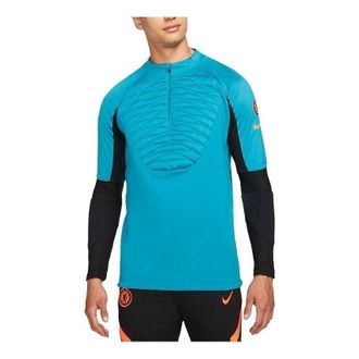 Nike Chelsea FC Winter Warrior Soccer Drill Top Blue DJ9914-472