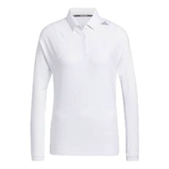 adidas (WMNS) adidas Cold.rdy Long Sleeve Polo Shirt Asia Sizing White HG1691