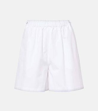 Max Mara Antiope high-rise cotton shorts