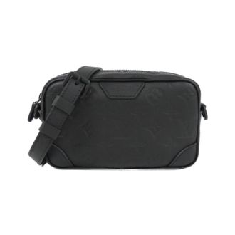 Louis Vuitton Black Leather Shoulder Bag (Pre-Owned)