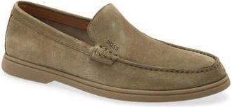 BOSS Sienne Moc Toe Loafer in Open Green at Nordstrom Rack, Size 13Us / 12Uk