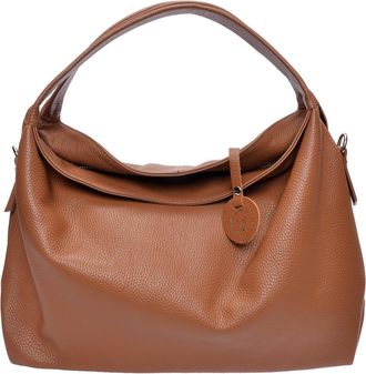 Luisa Vannini Brown Rundleer Tas