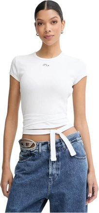 Diesel T-Bunny-Tail S1 Top - Dames - T-shirts - Wit - XS - Katoen - Tops