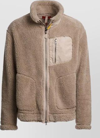 Parajumpers modern coat with high collar and pockets