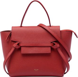 Celine Pre-owned Celine Nano Grained Calfskin Belt Bag Ladies HXT115RXKPHHUC6G