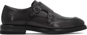 Kazar Monk Schoenen - Heren - Nette schoenen - Zwart - 46 EU - Leer - Schoenen