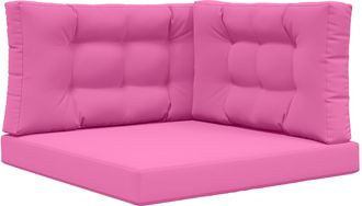 vidaXL Coj&iacute;n Para Sof&aacute; De Exterior Poli&eacute;ster Rosa 80 X 80 Cm Vidaxl