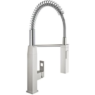 GROHE Eurocube Mezclador De Fregadero Dn 15, Acero Inoxidable (31395dc0)