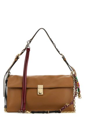 Prada Brown Soft Sound large shoulder bag