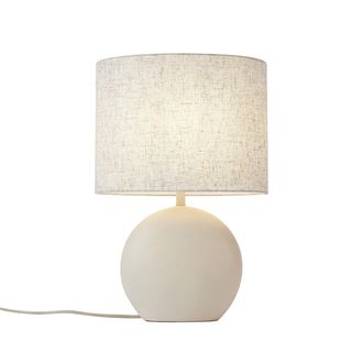 QAZQA Qazqa L&aacute;mpara De Mesa Japandi Beige Con Pantalla De Lino - Timo