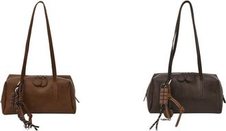 Generic Shoulder Bag Designer Handbag PU Leather Trendy Underarm Purse for Women (Brown)