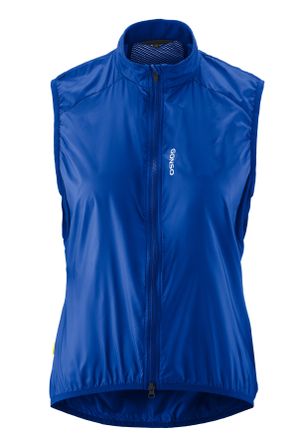 Gonso Funktionsweste GONSO Road Vest Wind W, Damen, Gr. 34, blau (dunkelblau), 100% Polyester, Westen Funktionsweste, Damen Weste, atmungsaktive Radweste, l