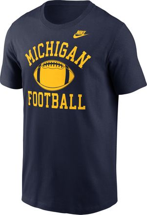 Nike Michigan Legacy Football Icon Nike Mens College T-Shirt in Blue | N19941SMWN-AX3
