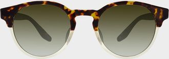 Barton Perreira Beckford 49mm Round Acetate Sunglasses