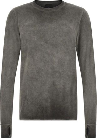 Thom Krom Tops, Heren, Grijs, L, M TS 970 Longsleeve T-shirt