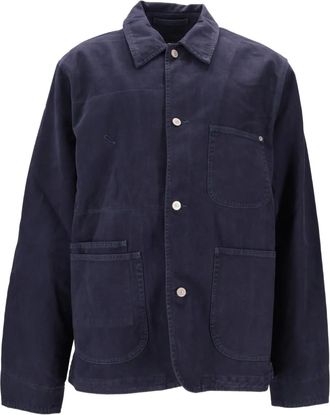Paul Smith patch-pocket shirt jacket - Blu