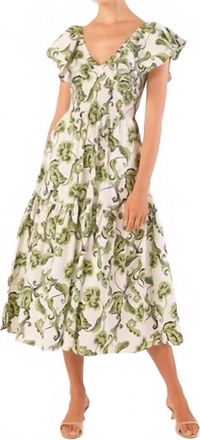 Misa Leona Dress In Garden Paisley