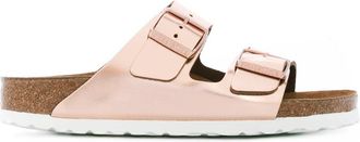 Birkenstock Arizona Sfb Metallic Copper, Natural Leather