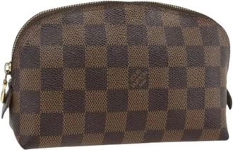 Louis Vuitton Pre-owned Clutches, female, Brown, Size: ONE SIZE Pre-owned Cosmetic Pouch