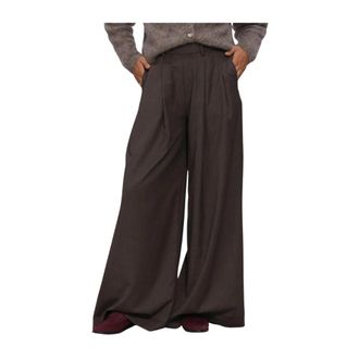 By-Bar Amsterdam Dames, Broeken, Bruin, Maat: XL