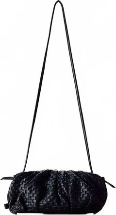 Cleobella Womens Gigi Woven Crossbody Bag In Black