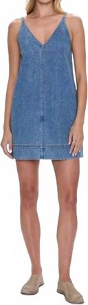 Pistola Denim Tavi Denim Mini Dress In Palms
