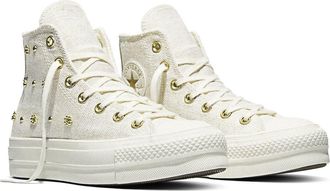 Converse Sneakers CHUCK TAYLOR ALL STAR LIFT HI SHINY HEATHERED CANVAS STUDS