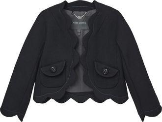 Marc Jacobs Scallop Daisy Jas - Dames - Zomerjassen - Zwart - S - Wol - Jassen